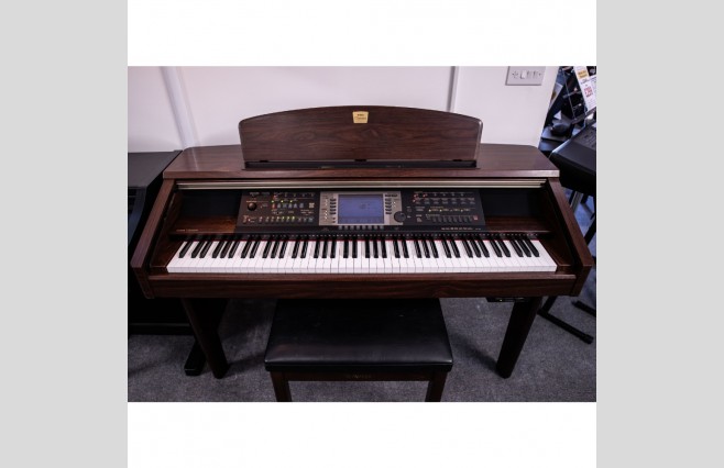 Used Yamaha CVP208 Satin Mahogany Digital Piano Complete Package (SN:601617) - Image 1